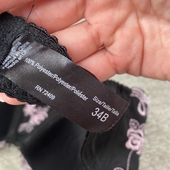 NWOT 🎉 Embroidered Floral Strapless Bra - Picture 5 of 7